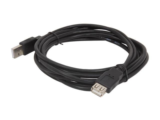 Vcom Vc Sbaf10 Usb 20 Type A Male To Female Extension Black Cable 4719