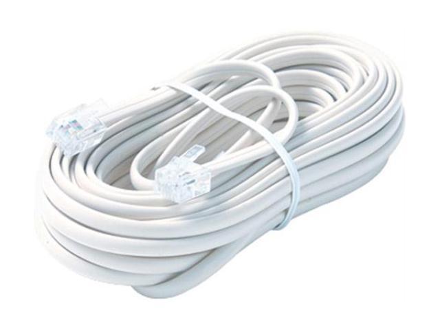 STEREN Model BL-324-025WH 25 ft. Premium Telephone Line Cable