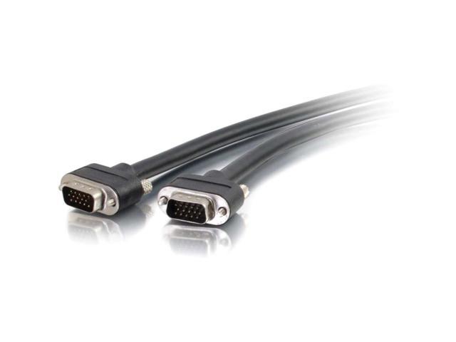 C2G 50214 VGA Cable - Select VGA Video Cable M/M, In-Wall CMG-Rated, Black (12 Feet, 3.65 Meters)