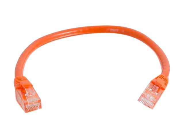 Orange C2G 00442 3ft Cat5e Snagless Unshielded UTP Cat Network Patch Cable 