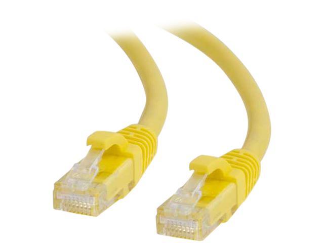 C2G 04009 Cat6 Cable - Snagless Unshielded Ethernet Network Patch Cable, Yellow (6 Feet, 1.82 Meters)