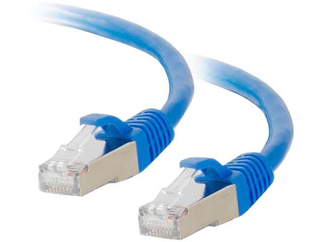 C2G 00795 Cat6 Cable - Snagless Shielded Ethernet Network Patch Cable, Blue (5 Feet, 1.52 Meters)