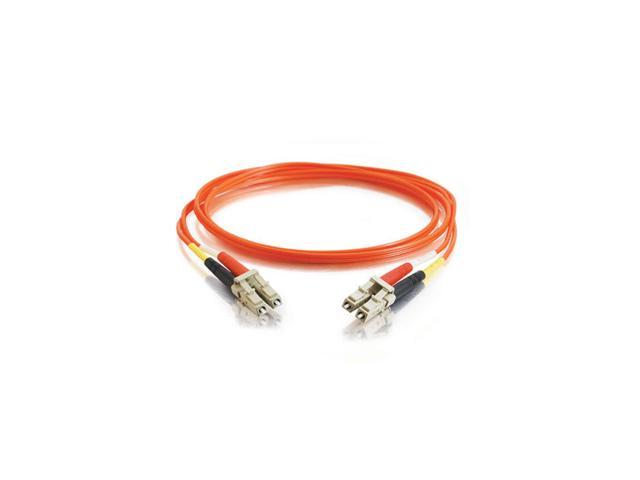 C2G 37958 OM1 Fiber Optic Cable - LC-LC 62.5/125 Duplex Multimode Fiber Cable, Plenum CMP-Rated, Orange (16.4 Feet, 5 Meters)