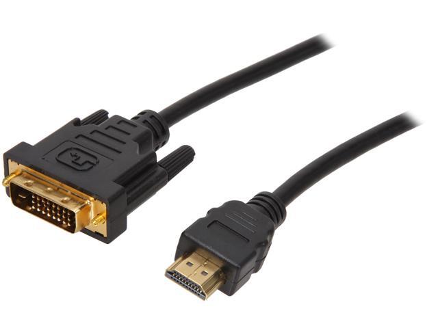 DVI-D 24+1 to HDMI Dual Link Cable Male Gold HDTV PC 1080P Display Adaptor 6FT
