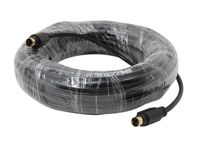 12 Feet, 3.65 Meters C2G 40916 Value Series S-Video Cable Black 
