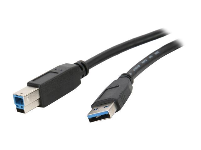 Nippon Labs USB3-6AB 6 ft. USB 3.0 Type A Male to B Male 6ft Cable for Printer and Scanner, Black