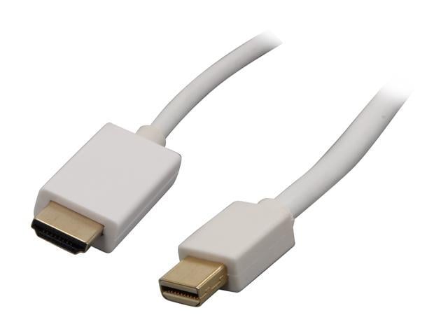 Nippon Labs MINIDP-HDMI-15 15 ft. Mini DP DisplayPort Male to HDMI Male ...