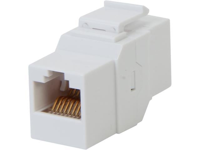 Nippon Labs IC-C5E2-WH Cat 5e RJ45 8P8C Female to Female Telephone ...