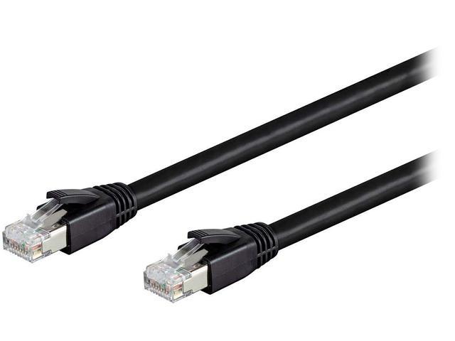 Nippon Labs Cat8 RJ45 5FT Ethernet Patch Internet Network LAN Cable, Indoor/Outdoor, 24AWG, Shielded Latest 40Gbps 2000Mhz, Weatherproof S/FTP for Router, PS4, PS5, PoE, Switch, Modem (Black) - Newegg.com