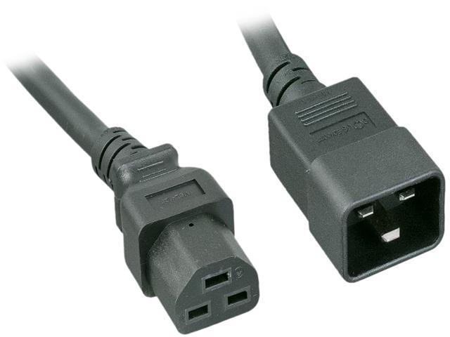 Nippon Labs 12 AWG C20 to C21 Universal Jumper Power Cord, SJT, 20A ...