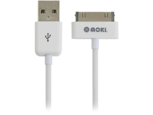 Moki ACC MUSB30CAB White 30-Pin SynCharge Cable