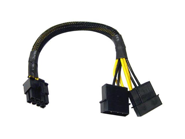 LOGISYS AD202 9.5" 12V Molex to 8pin P8 Motherboard Adapter M-M