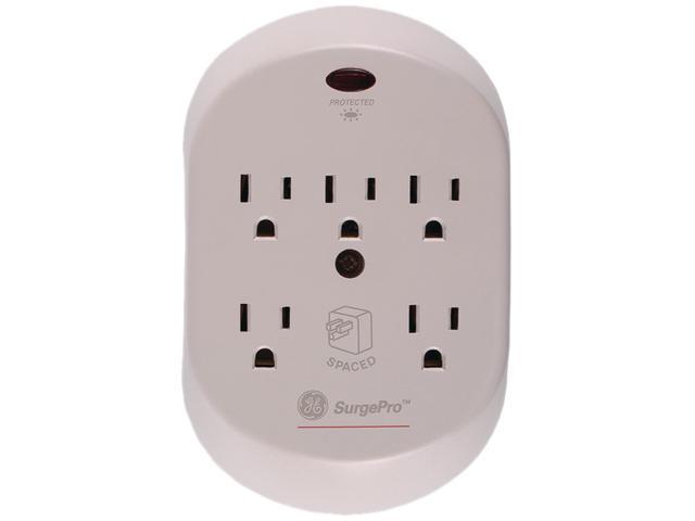 GE 55205 5 Outlets 566 Joules In-Wall Surge Protector