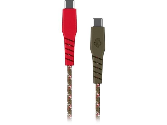 Photo 1 of Skullcandy Line Plus Braided Charging Cable, USB-C to USB-C - Camo