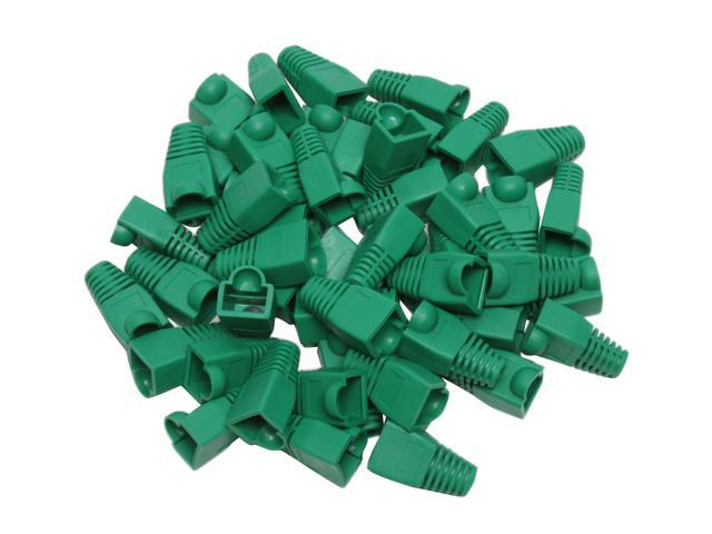 BYTECC Green Color Snagless Boots for RJ45, 50-Pack - Newegg.com