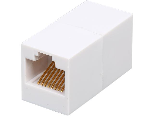 C2g Cat5e Rj45 Modular Inline Coupler - White - Newegg.com