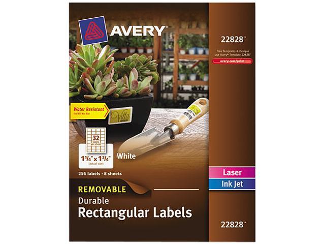 Avery High-Visibility Removable ID Labels Laser/Inkjet 2 x 4 Asst. Neon 120/Pack