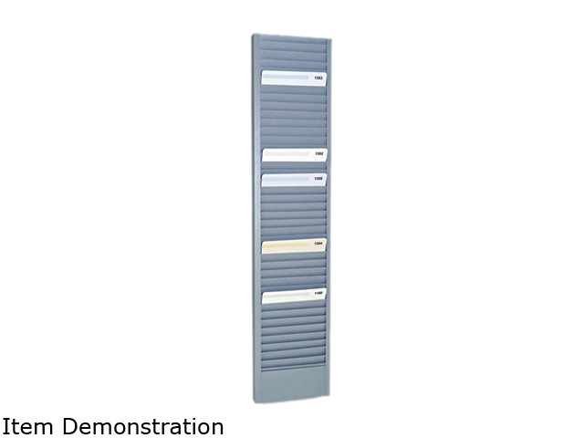Swipe Card Access Rack 40-Pocket Steel Swipe Card/badge Rack, 4-1/8
