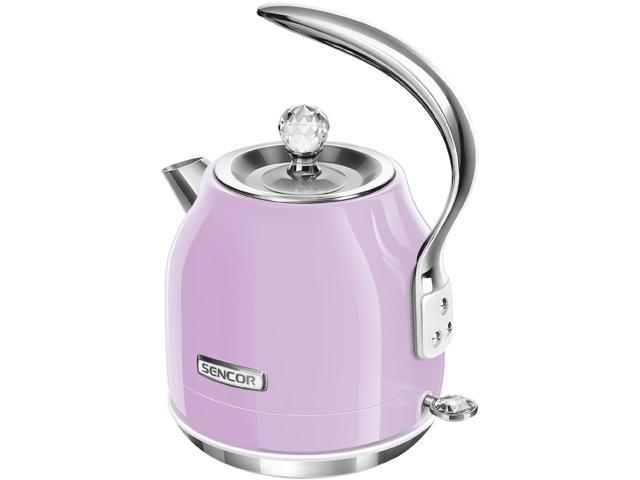 lilac toaster and kettle