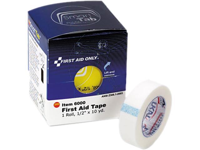 First Aid Adhesive Tape, 0.5 x 10 yds, 6 Rolls/Box