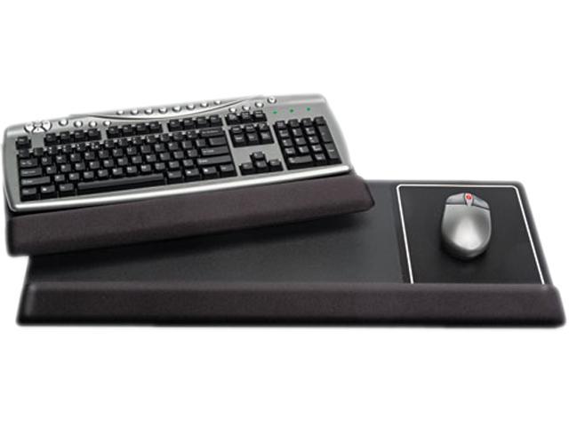 Extended Keyboard Wrist Rest, Memory Foam, Non-Skid Base, 27 x 11 x 1, Black