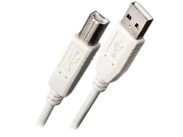 USB Cable, 6 ft., White