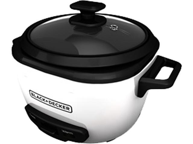 BLACK+DECKER 16-Cup Rice Cooker, White