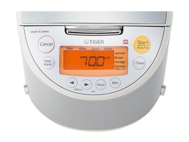 Tiger Jkt B U Induction Heating Rice Cooker And Warmer Cups Cooked