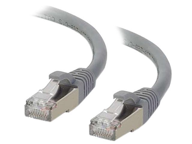 C2G 00787 20 ft. Cat 6 Gray Shielded Cat6 Snagless Shielded (STP) Network Patch Cable - Gray