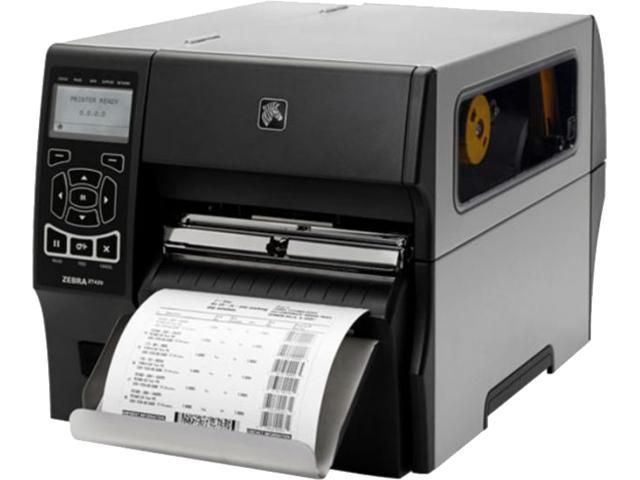 Zebra Zt420 6 Industrial Thermal Transfer Label Printer Lcd 300 Dpi Serial Usb 10100 6105