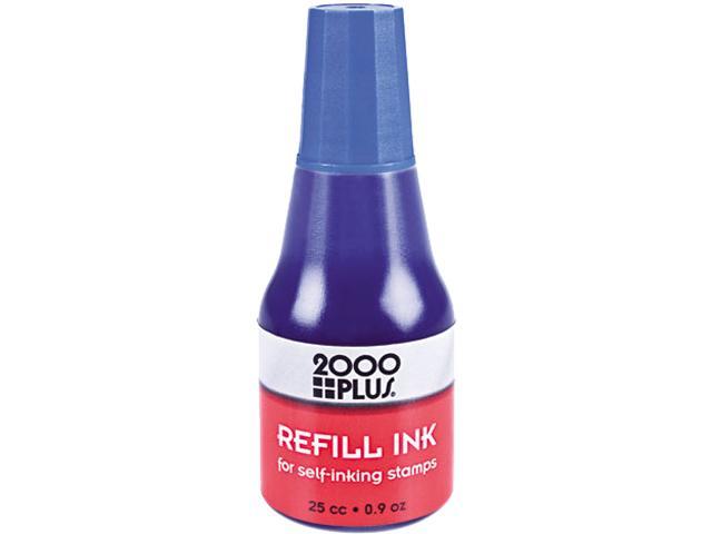 Photo 1 of 2000 PLUS 2000 PLUS Self-Inking Refill Ink, Blue, .9 oz Bottle