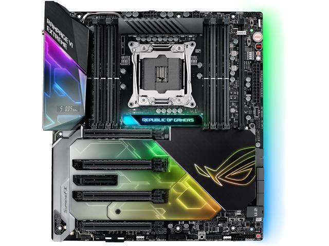 ASUS ROG RAMPAGE VI EXTREME LGA 2066 Intel X299 SATA 6Gb/s USB 3.1 Extended ATX Intel Motherboard