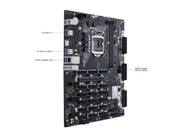 ASUS B250 Mining Expert ATX Motherboard 19 GPU slots for cryptocurrency Hot Sale 