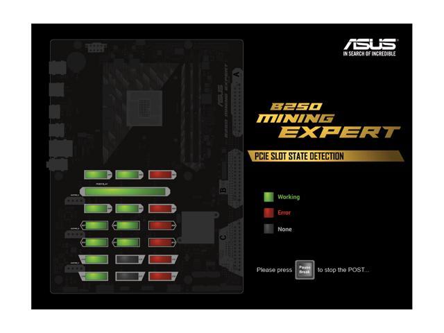 4GB DDR4 RAM Intel Celeron Processor ASUS B250 Mining Expert
