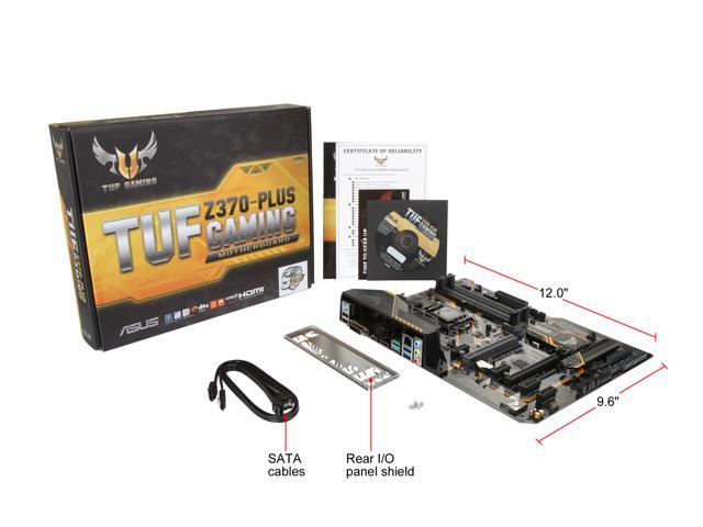 Used Very Good Asus Tuf Z370 Plus Gaming Lga 1151 300 Series Atx Intel Motherboard Newegg Com