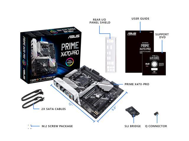 ASUS Prime X470-Pro AM4 ATX AMD Motherboard - Newegg.com