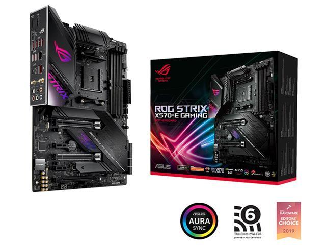 Asus Amd Am4 Rog Strix X570e Wifi Gaming Atx Motherboard Newegg Com