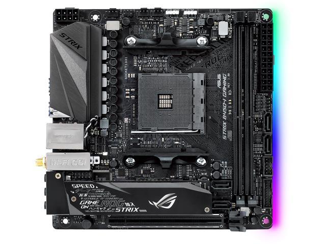 ASUS ROG STRIX B450-I GAMING AM4 AMD B450 SATA 6Gb/s USB 3.1 HDMI Mini ITX AMD Motherboard