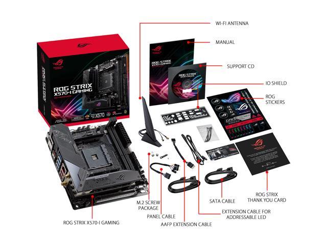 ASUS ROG Strix X570-I Gaming Mini ITX AMD Motherboard - Newegg.com