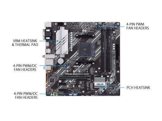 ASUS PRIME B550M-A (WI-FI) AM4 Micro ATX AMD Motherboard - Newegg.com