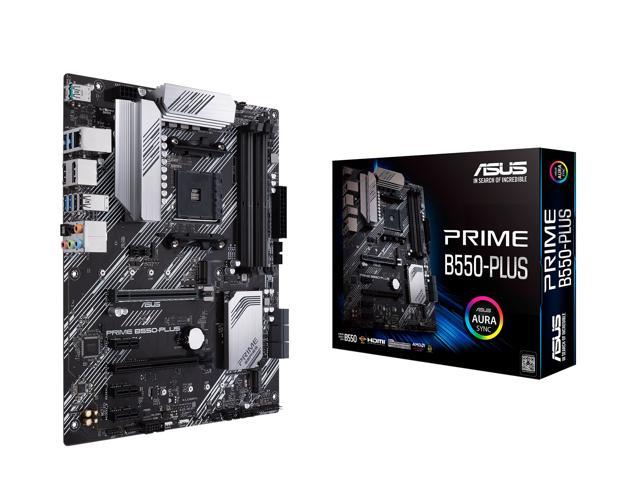 ASUS PRIME B550-PLUS AM4 AMD B550 SATA 6Gb/s USB 3.0 HDMI ATX AMD Motherboard