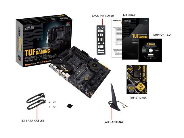 Asus Tuf Gaming X570 Pro Wifi 6 Amd Am4 3rd Gen Ryzen Atx Gaming Motherboard Pcie 4 0 2 5gb Lan Bios Flashback Hdmi Usb 3 2 Gen 2 Addressable Gen 2 Rgb Header And Aura Sync Newegg Com