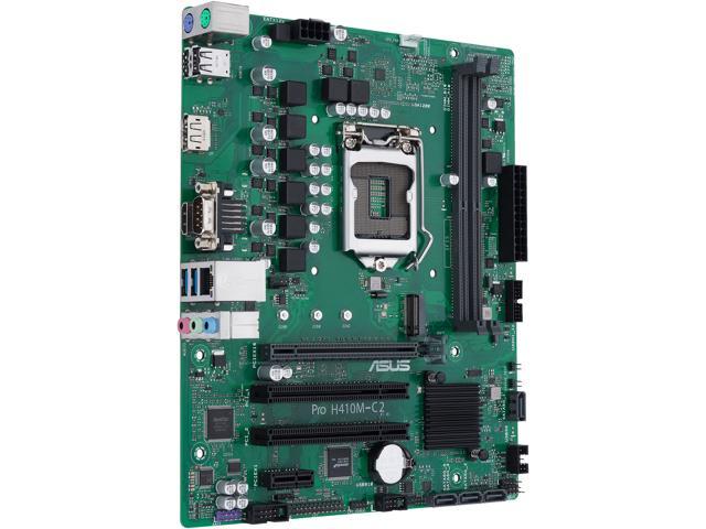 ASUS PRO H410M-C2/CSM LGA 1200 Intel H410 SATA 6Gb/s Micro ATX Intel Motherboard