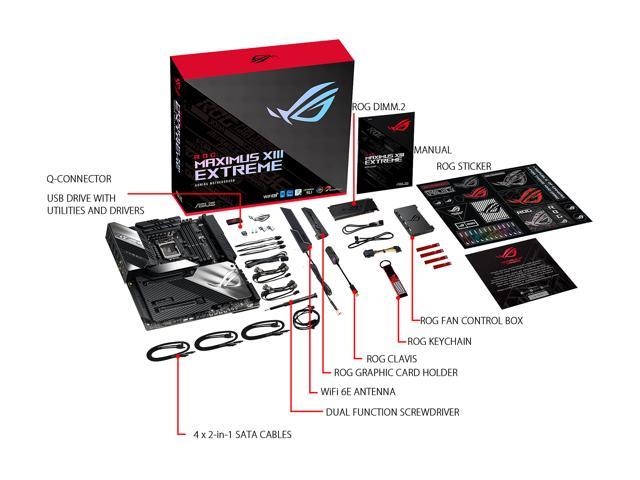 ASUS ROG MAXIMUS XIII EXTREME LGA 1200 Intel Z590 SATA 6Gb/s Extended ATX  Intel Motherboard