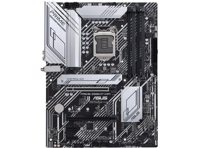ASUS Prime Z590-P WiFi LGA 1200 (Intel 11th / 10th Gen) ATX Motherboard  (PCIe 4.0, 10+1 Power Stages, 3 x M.2, WiFi 6, 2.5Gb LAN, Front Panel USB  3.2 