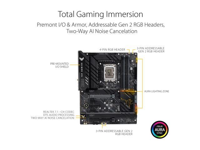 ASUS TUF Gaming Z690-Plus WiFi D4 LGA 1700(Intel®12th&13th Gen