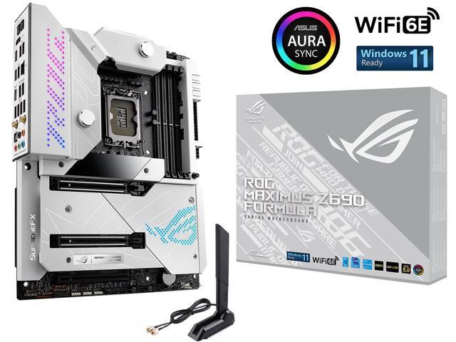 ASUS ROG Maximus Z690 Formula(WiFi 6E) LGA1700(Intel®12th&13th Gen) ATX gaming motherboard (PCIe® 5.0,DDR5,20+1 power stages,LiveDash 2”OLED,Five?M.2,1xPCIe 5.0 M.2, USB 3.2 Gen 2x2 front-panel connector with Quick Charge 4+ Support.