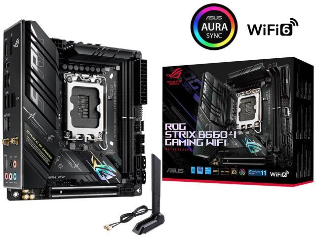 [Motherboard] ASUS ROG STRIX B660-I GAMING WIFI LGA 1700 (Intel 12th Gen) Mini-ITX Gaming Motherboard (PCIe 5.0, 8+1 power stages, DDR5, WiFi 6, 2.5 Gb LAN, 2xM.2 PCIe 4.0 NVMe SSD support, USB 3.2 Gen 2x2 Type-C) ($285 - $55 + $8 shipping = $238)