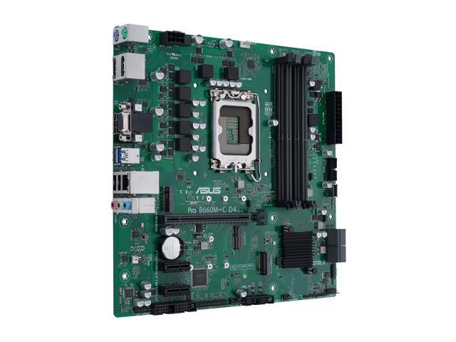 ASUS Pro B660M-C D4-CSM LGA 1700 (Intel 12th&13th Gen) Micro-ATX