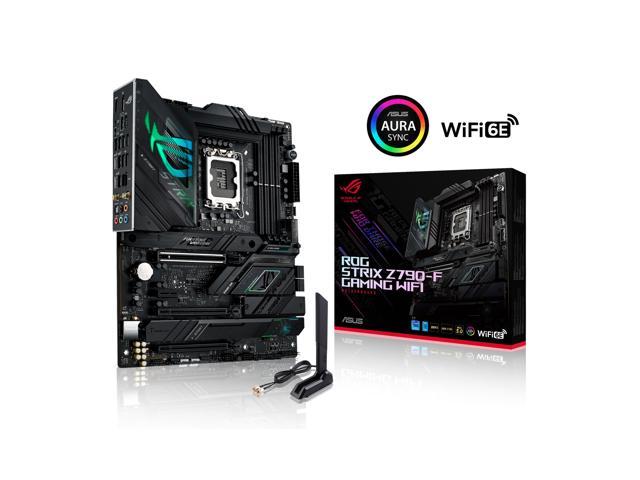 ASUS ROG Strix Z790-F Gaming WiFi 6E LGA 1700(Intel® 13th&12th Gen) ATX gaming motherboard(16 + 1 power stages,DDR5,four M.2 slots, PCIe® 5.0,WiFi 6E,USB 3.2 Gen 2x2 Type-C® with PD 3.0 up to 30W)
